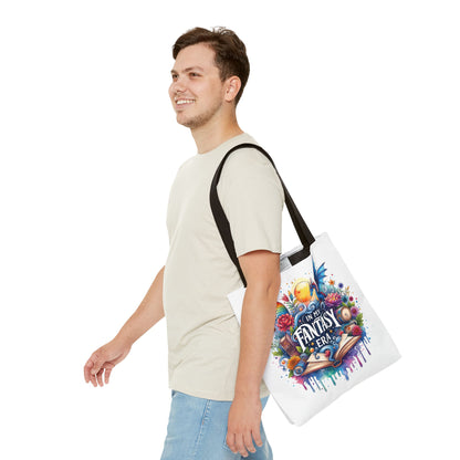 In My Fantasy Era | Colorful Dragon & Book Lover Tote Bag