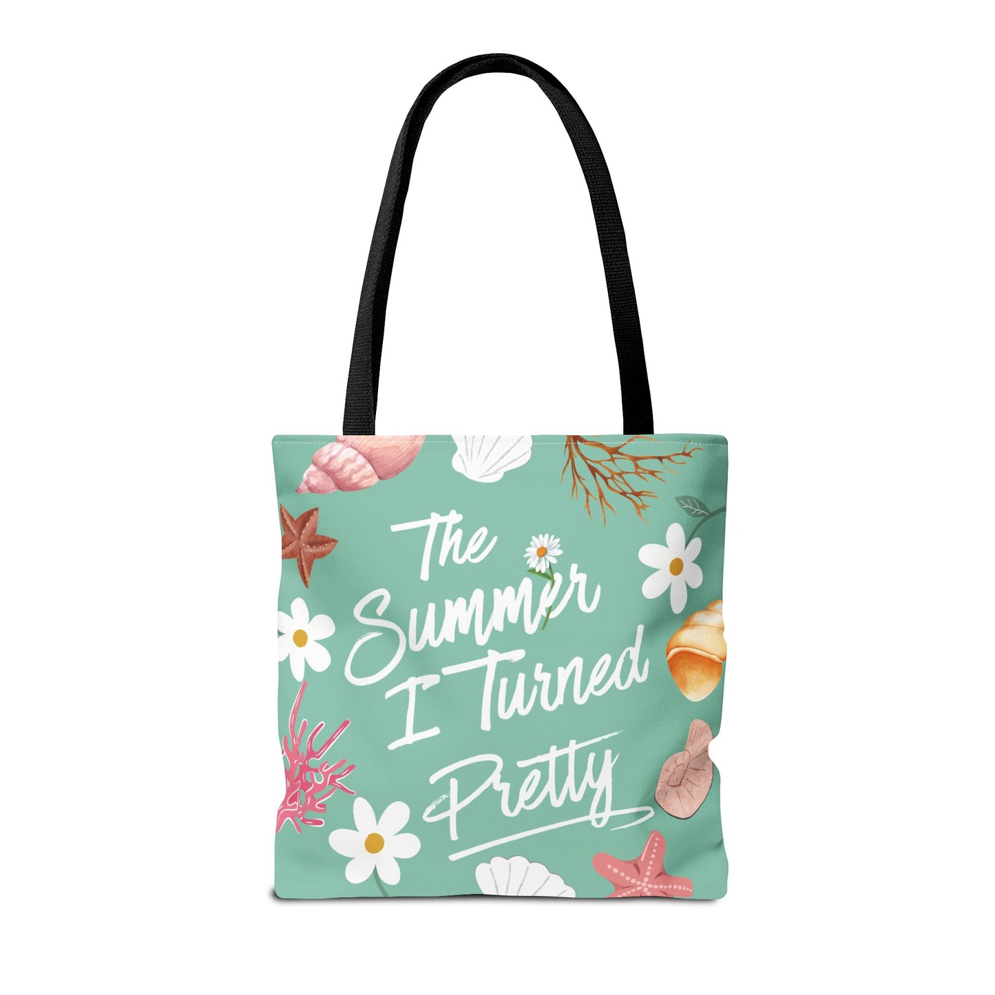 The Summer I Turned Pretty Tote Bag | SITP Tote Bag | Bookish Beach Bag | Cute Daisy & Seashell Tote | Book Lover Gift