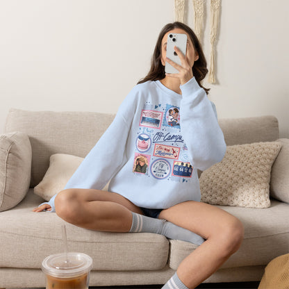 Off Campus Stamps Sweatshirt | Hockey Romance Crewneck | Briar University Inspired Sweatshirt | Bookish Romance Gift | Cozy Reader Pullover