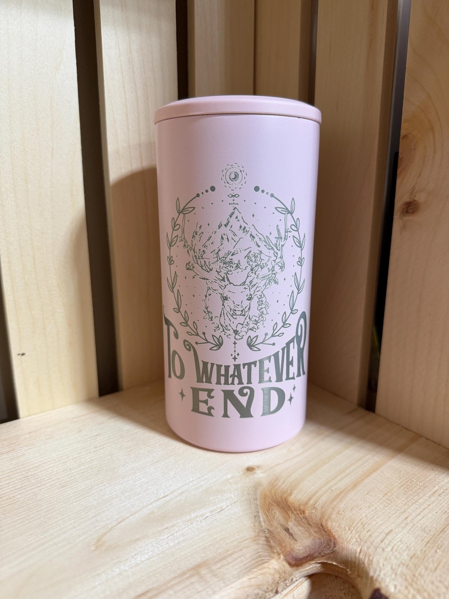 Throne of Glass 4-in-1 Can Cooler | You Do Not Yield Tumbler | To Whatever End Cup | Booktok Fantasy Gift | Romantasy Reader Tumbler