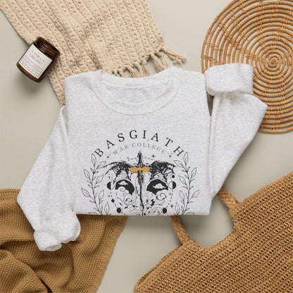 Basgiath War College Sweatshirt | Fourth Wing Inspired Crewneck | Dragon Rider Fantasy Sweatshirt | Romantasy Book Lover Gift | Violet Sorrengail Fan