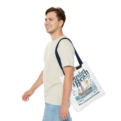 Summer I Turned Pretty | Cousins Beach Tote Bag | Team Conrad | Always Have Summer Sailboat Design