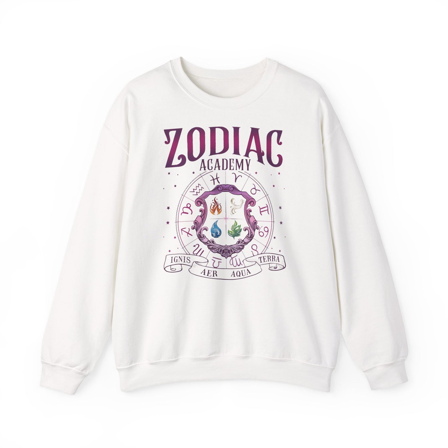 Zodiac Academy Elements Sweatshirt | Fantasy Book Lover Crewneck | Romantasy Reader Gift | Zodiac Academy Inspired Cozy Pullover | Booktok Sweatshirt