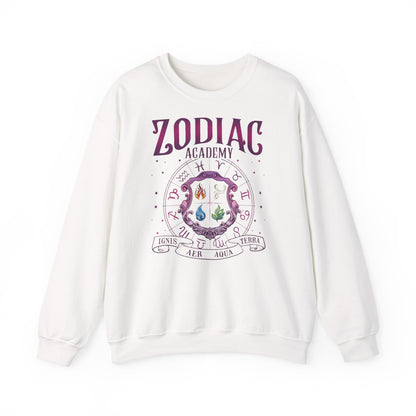 Zodiac Academy Elements Sweatshirt | Fantasy Book Lover Crewneck | Romantasy Reader Gift | Zodiac Academy Inspired Cozy Pullover | Booktok Sweatshirt