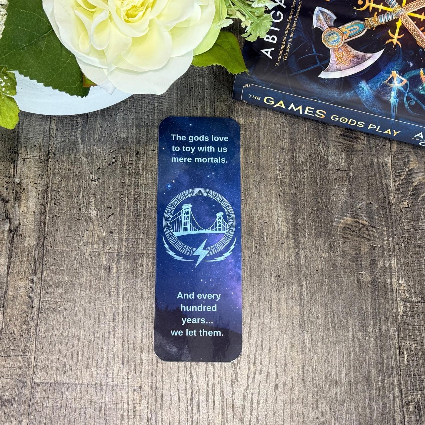 The Games Gods Play - Inspired Bookmark Set – Abigail Owen Book Quotes – Fantasy Romance Bookish Gift