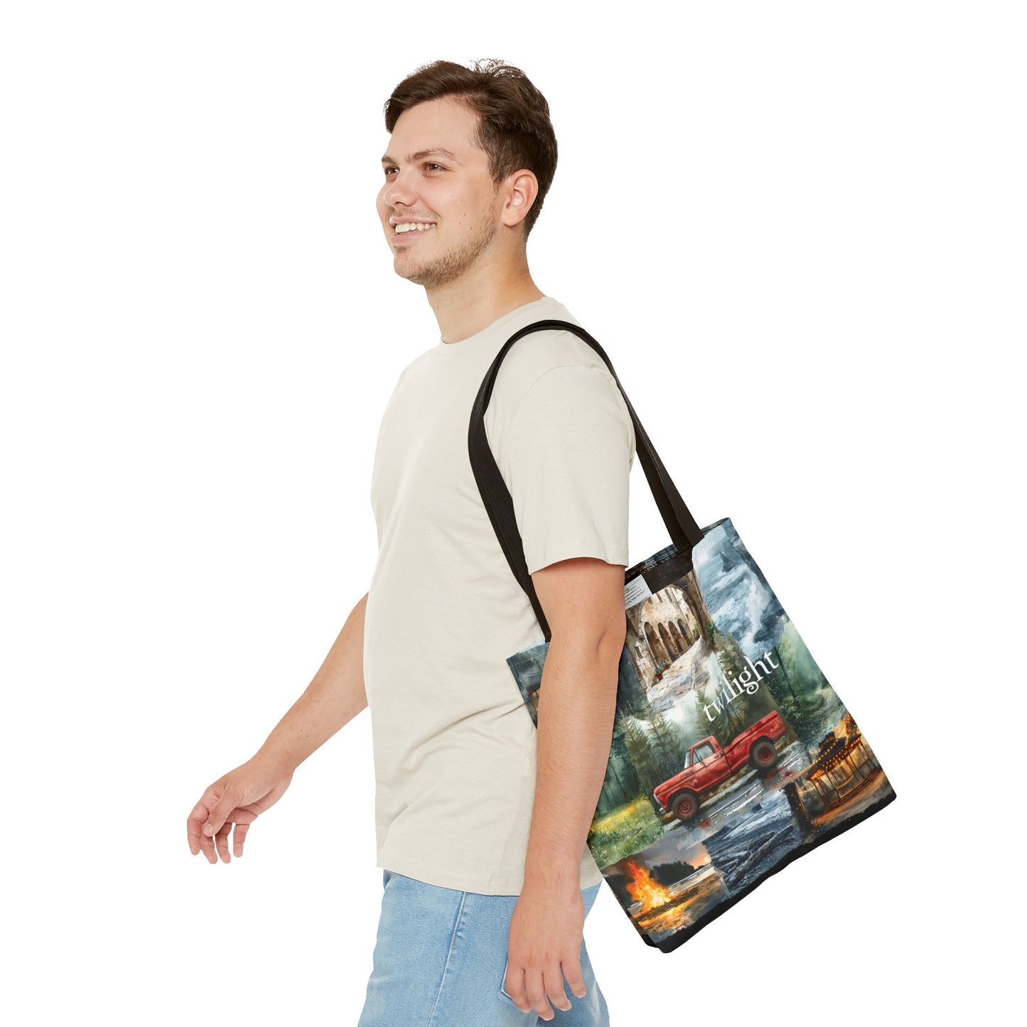 Twilight Inspired Tote Bag | Bellas Truck & Forks Forest Scene