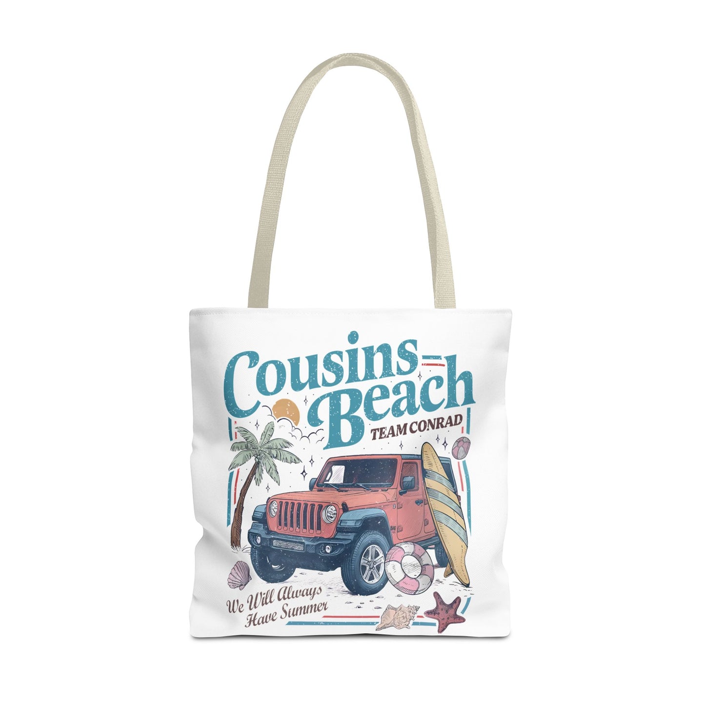 Summer I Turned Pretty | Cousins Beach | Team Conrad Tote Bag | Summer Bookish Tote