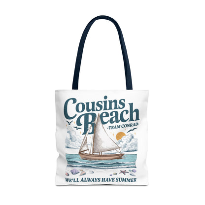 Summer I Turned Pretty | Cousins Beach Tote Bag | Team Conrad | Always Have Summer Sailboat Design