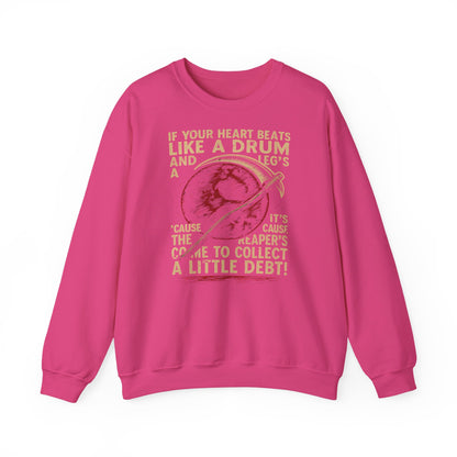 Red Rising "If Your Heart Beats Like a Drum" Sweatshirt | Reaper Quote Crewneck | Sci-Fi Fantasy Book Lover Gift | Howler Inspired Pullover