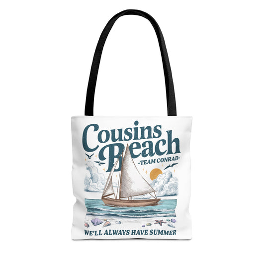 Summer I Turned Pretty | Cousins Beach Tote Bag | Team Conrad | Always Have Summer Sailboat Design