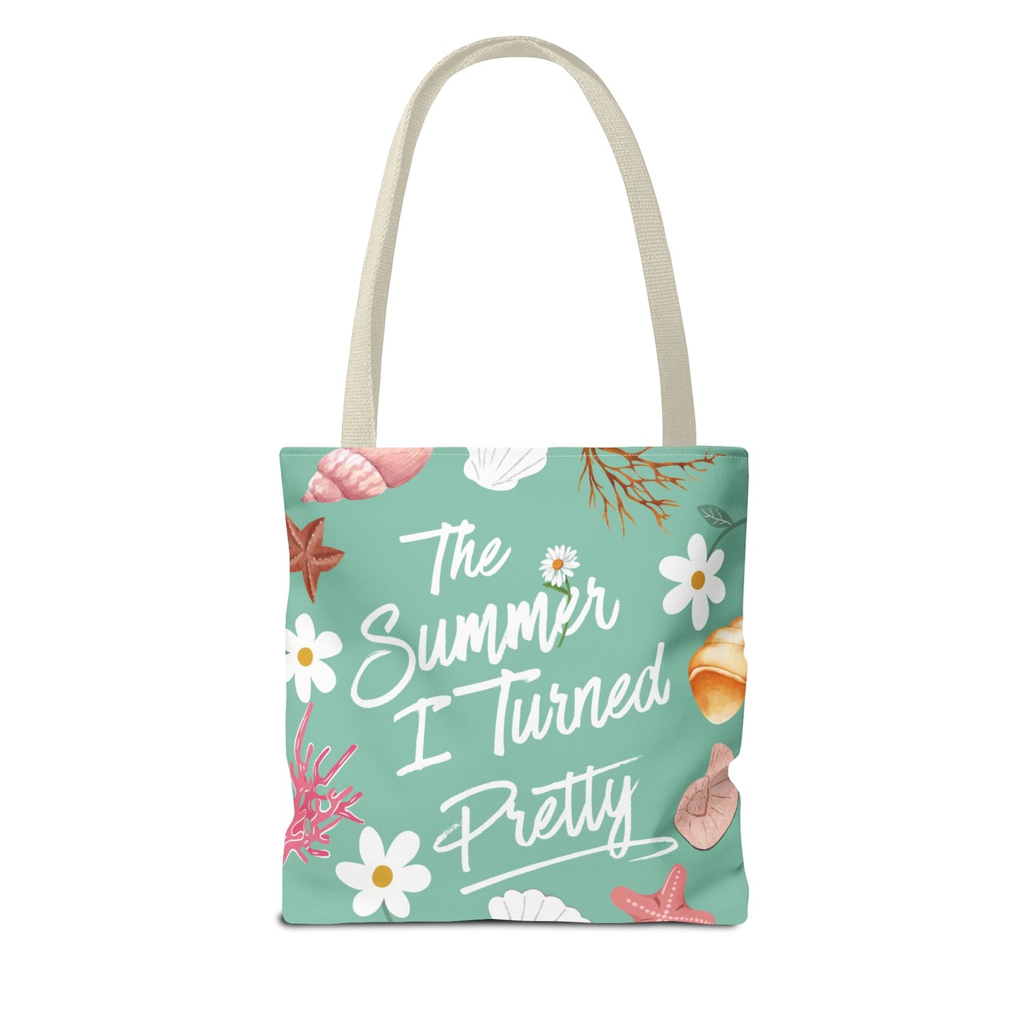 The Summer I Turned Pretty Tote Bag | SITP Tote Bag | Bookish Beach Bag | Cute Daisy & Seashell Tote | Book Lover Gift