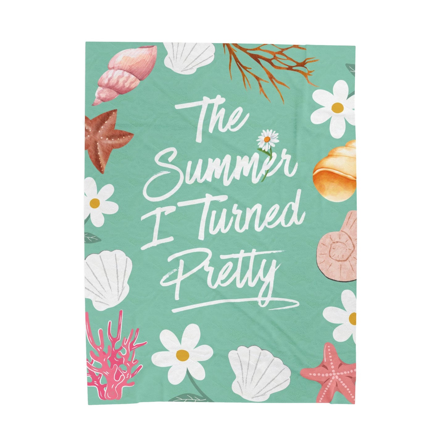 The Summer I Turned Pretty Blanket | TSITP |  Beachy Bookish Throw for Fans of Cousins Beach