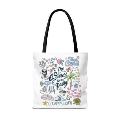 The Summer I Turned Pretty | Cousins Beach Tote Bag | Team Conrad & Jeremiah Bookish Bag