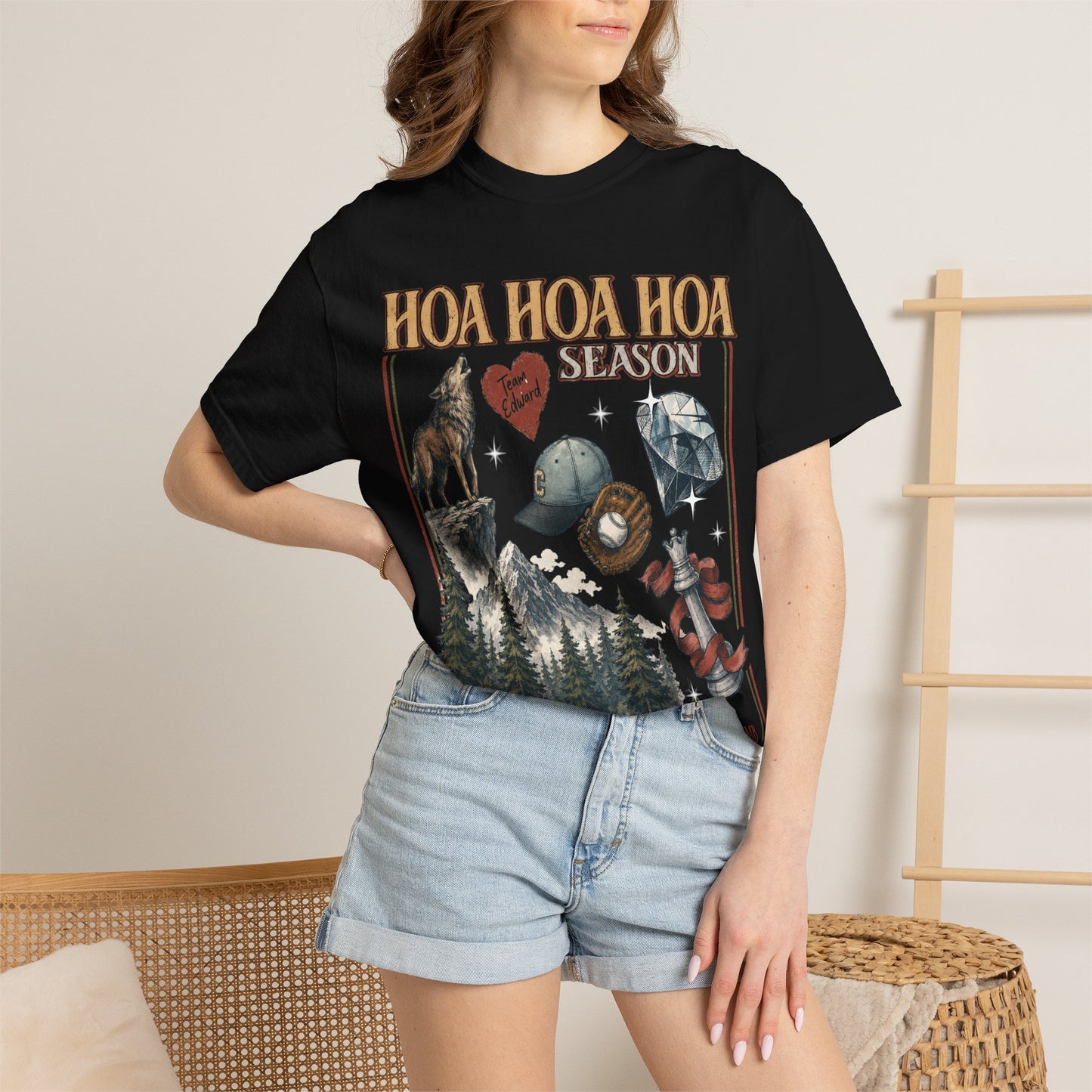 HOA HOA HOA Season T-Shirt | Twilight Inspired Comfort Color Shirt | Team Edward Inspired Book Lover Shirt