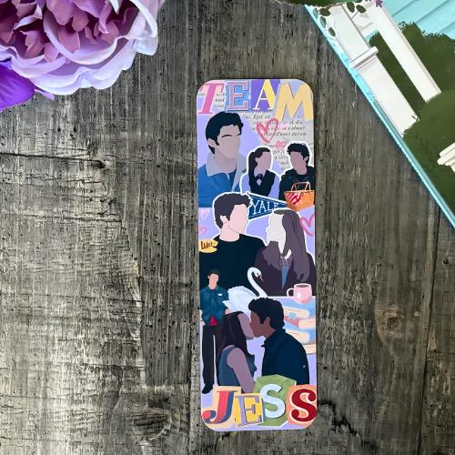Gilmore Girls Bookmark Set | Team Dean, Jess, Logan | Luke’s Diner & Stars Hollow | TV Show-Inspired Bookmarks