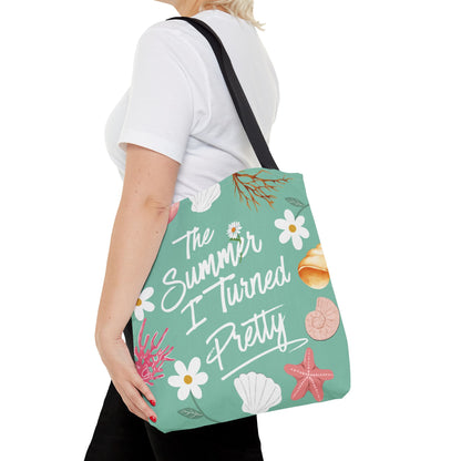 The Summer I Turned Pretty Tote Bag | SITP Tote Bag | Bookish Beach Bag | Cute Daisy & Seashell Tote | Book Lover Gift