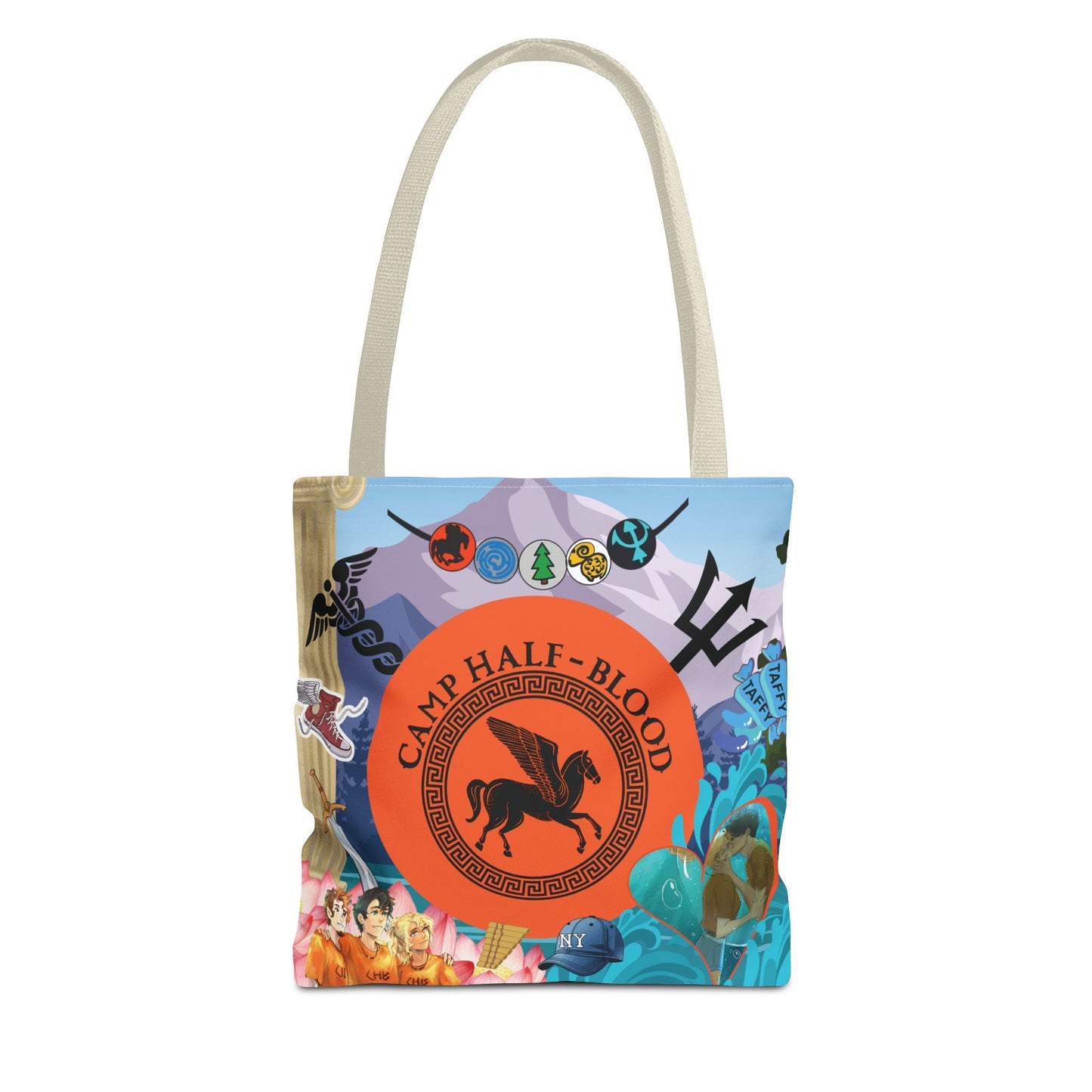 Camp Half Blood Tote Bag | Percy Jackson Bookish Bag with Greek Mythology Aesthetic