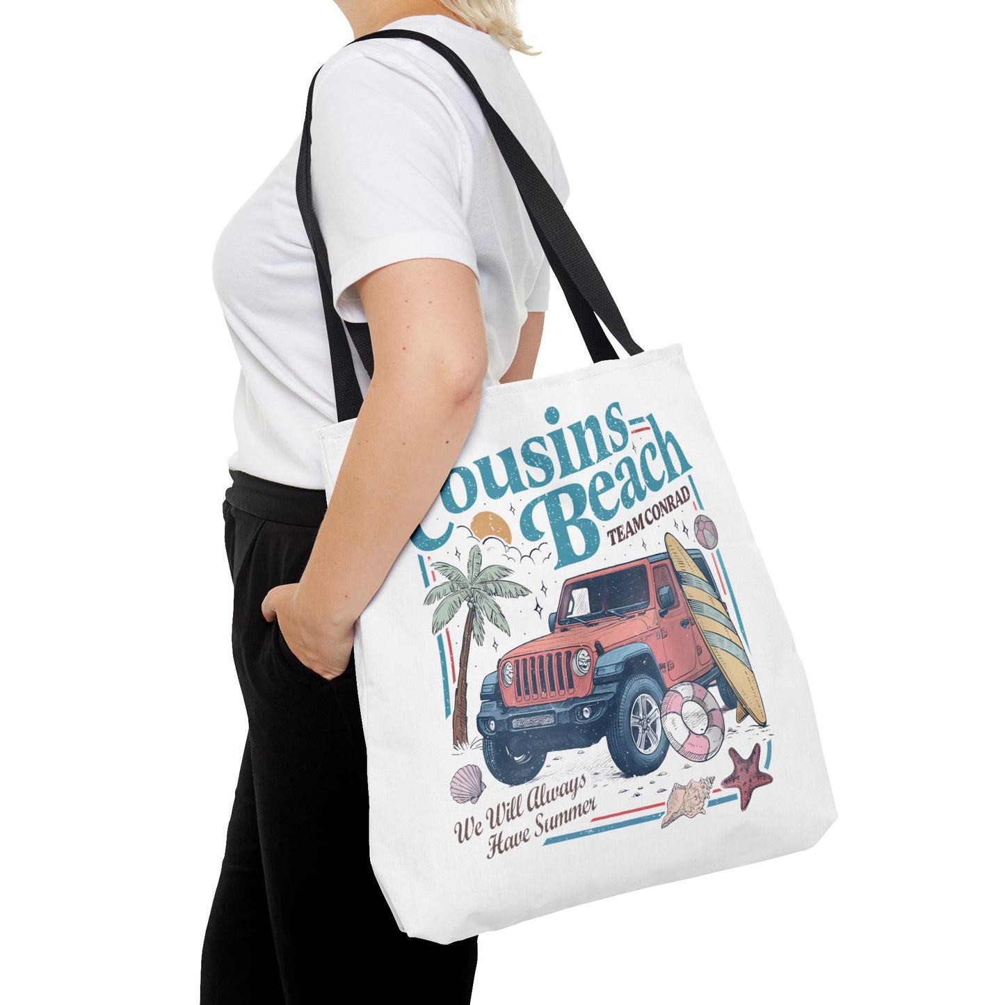Summer I Turned Pretty | Cousins Beach | Team Conrad Tote Bag | Summer Bookish Tote