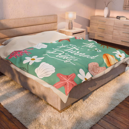 The Summer I Turned Pretty Blanket | TSITP |  Beachy Bookish Throw for Fans of Cousins Beach