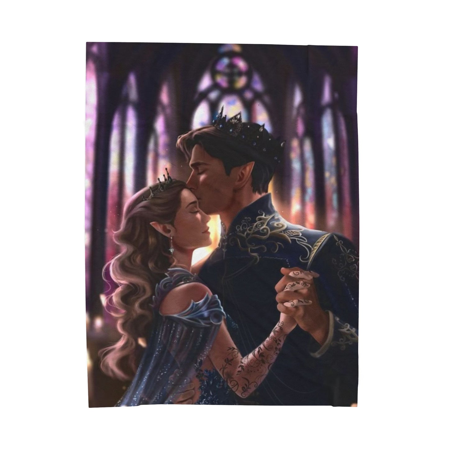 Rhysand & Feyre Starfall Dance Blanket | ACOTAR Inspired Romantic Fae Throw