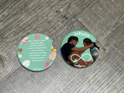 The Summer I Turned Pretty Car Coasters – Belly & Conrad “Infinite Summer” Set