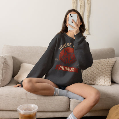 House Mars Primus Sweatshirt | Red Rising Inspired Crewneck | Howler Fan Gift | Sci-Fi Book Lover Sweatshirt | Mars Society Pullover