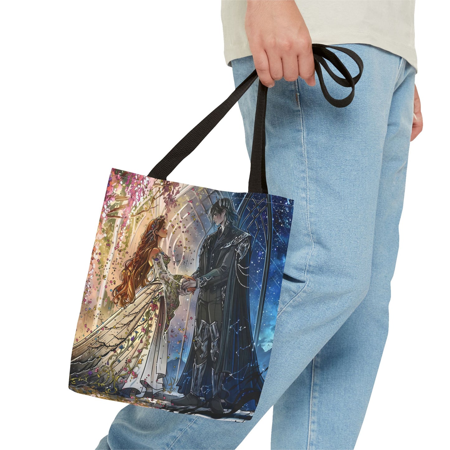Lightlark Double Sided Linen Tote Bag | Fantasy Book Lover Gift | Aesthetic Bookish Tote