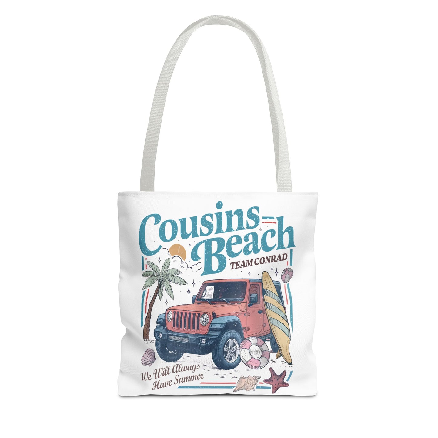 Summer I Turned Pretty | Cousins Beach | Team Conrad Tote Bag | Summer Bookish Tote