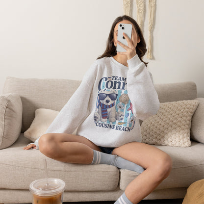 Team Conrad Sweatshirt | Cousins Beach Retro Sweatshirt | Summer I Turned Pretty Inspired Crewneck | Beach Romance Bookish Gift