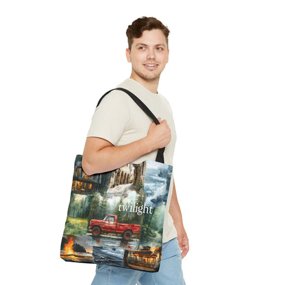 Twilight Inspired Tote Bag | Bellas Truck & Forks Forest Scene