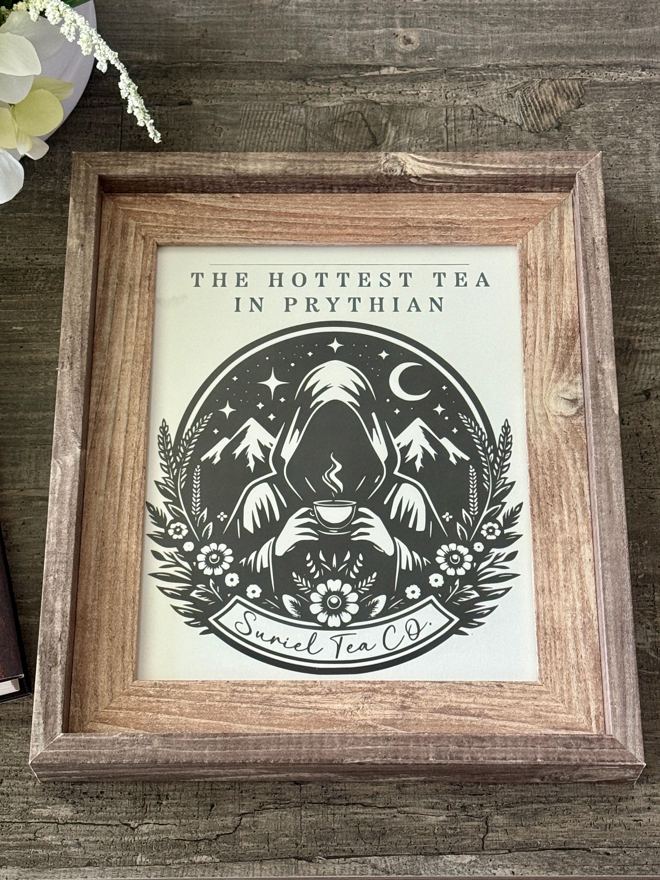 Bookish Frame | ACOTAR Inspired Shelf Frame | Suriel Tea Co. | A Court of Thorns and Roses Bookish DecorBookish Frame |
