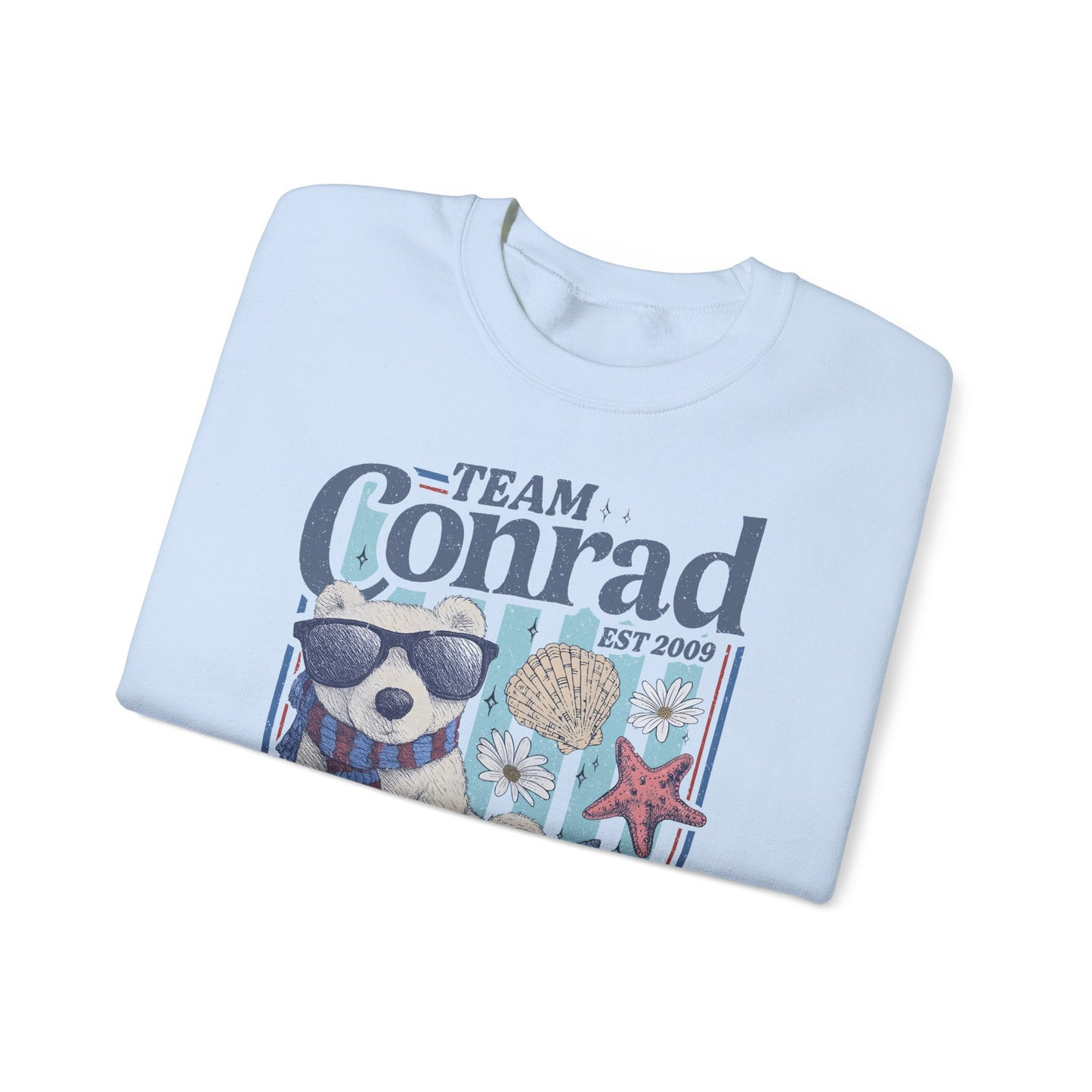Team Conrad Sweatshirt | Cousins Beach Retro Sweatshirt | Summer I Turned Pretty Inspired Crewneck | Beach Romance Bookish Gift