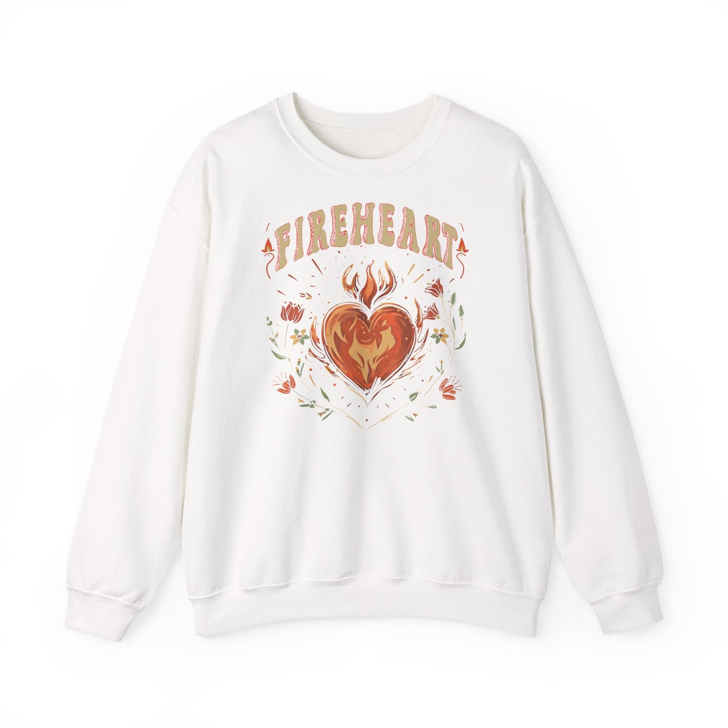 Fireheart Sweatshirt | Throne of Glass Inspired Crewneck | Fantasy Bookish Gift | Romantasy Reader Sweatshirt