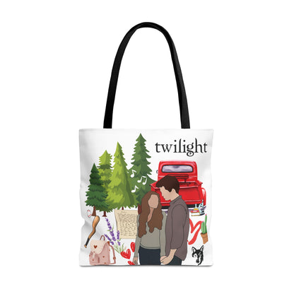 Twilight Inspired Tote Bag | Bookish Linen Bag | Forest Romance Aesthetic