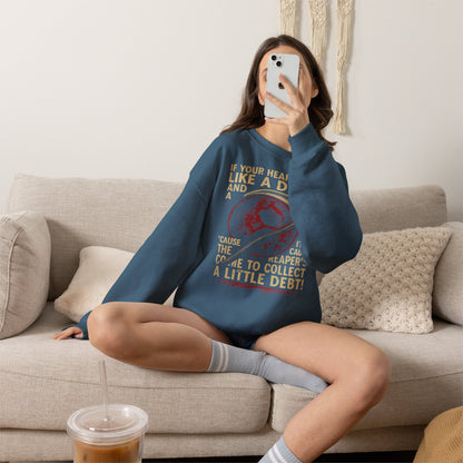 Red Rising "If Your Heart Beats Like a Drum" Sweatshirt | Reaper Quote Crewneck | Sci-Fi Fantasy Book Lover Gift | Howler Inspired Pullover