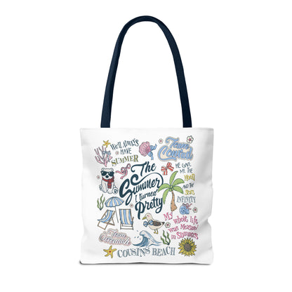 The Summer I Turned Pretty | Cousins Beach Tote Bag | Team Conrad & Jeremiah Bookish Bag