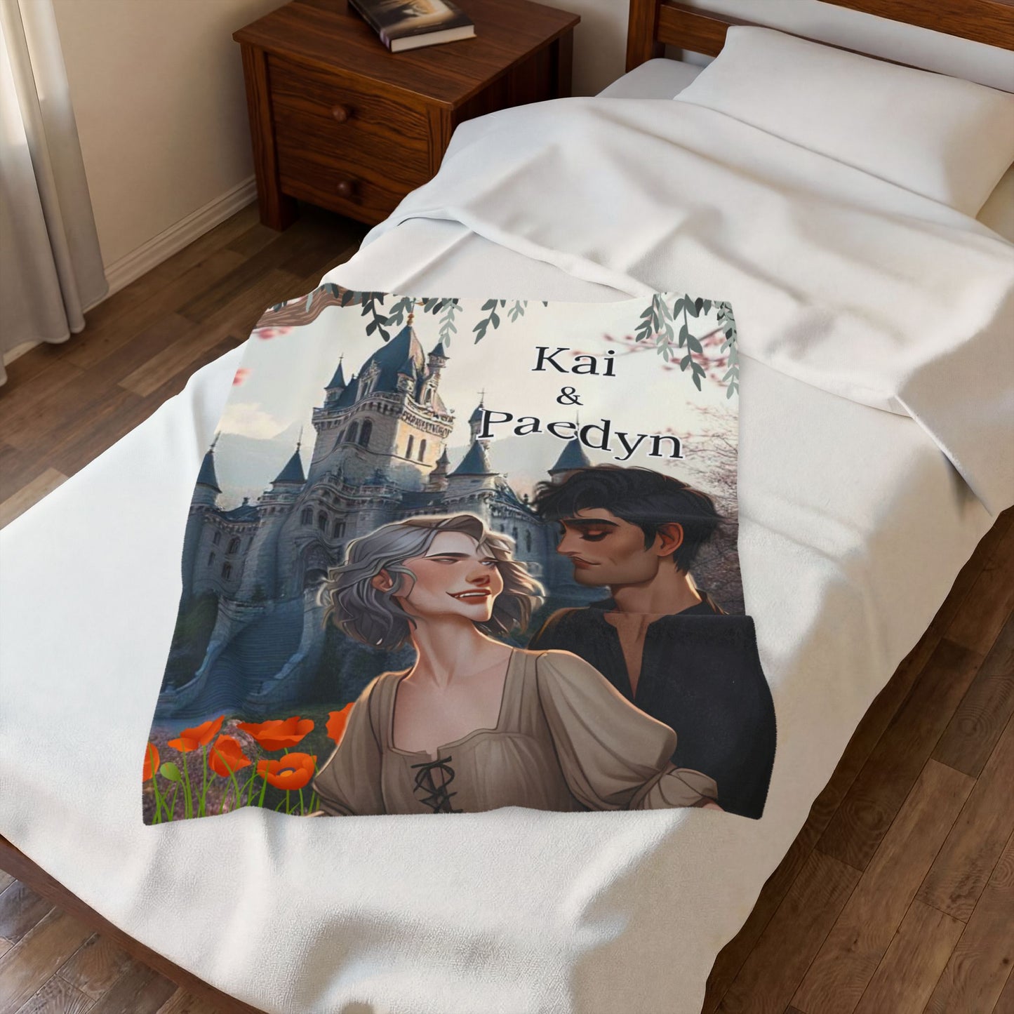 Powerless-Inspired Kai & Paedyn Fairytale Castle Blanket