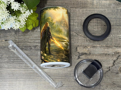 Throne of Glass Inspired 4 in 1 Can Cooler | To Whatever End Fireheart Quote | Aelin Galathynius Tumbler | Fantasy Bookish Cup | Reader Gift