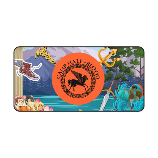 Percy Jackson Desk Mat | Camp Half-Blood Themed Mouse Pad
