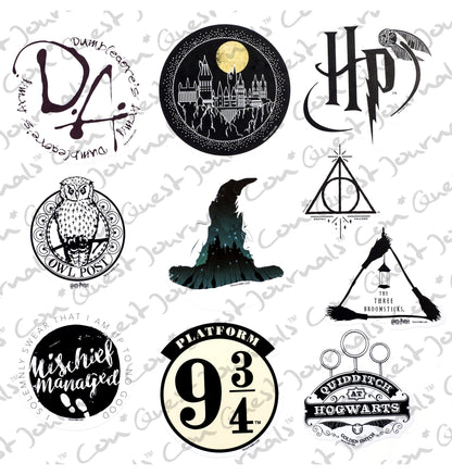 Harry Potter Wizarding World Decals (50-Pack)
