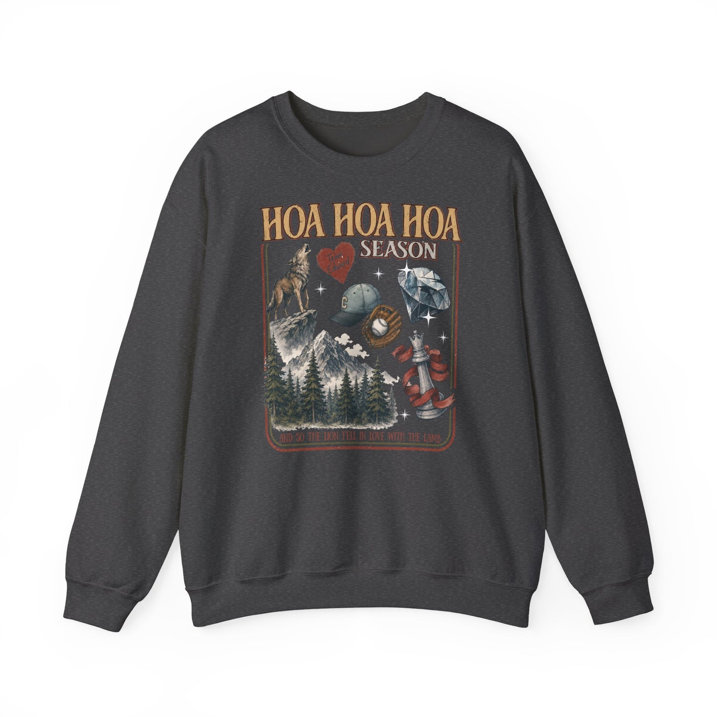 HOA HOA HOA Season Sweatshirt | Twilight Inspired Crewneck | Team Edward Inspired Book Lover Sweatshirt | Cozy Fall Reader Gift
