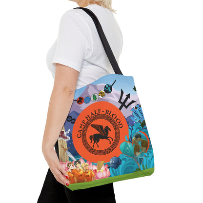 Camp Half Blood Tote Bag | Percy Jackson Bookish Bag with Greek Mythology Aesthetic