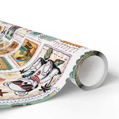 The Summer I Turned Pretty Wrapping Paper | Cousins Beach Gift Wrap | Bookish Wrapping Paper