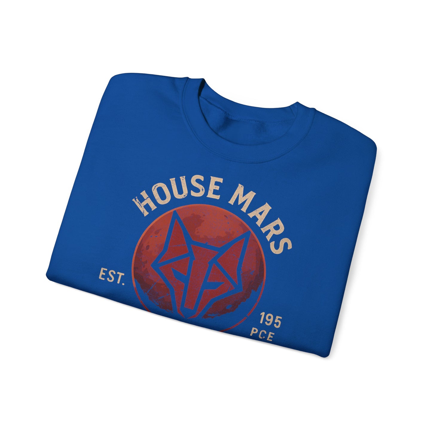 House Mars Primus Sweatshirt | Red Rising Inspired Crewneck | Howler Fan Gift | Sci-Fi Book Lover Sweatshirt | Mars Society Pullover
