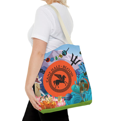 Camp Half Blood Tote Bag | Percy Jackson Bookish Bag with Greek Mythology Aesthetic