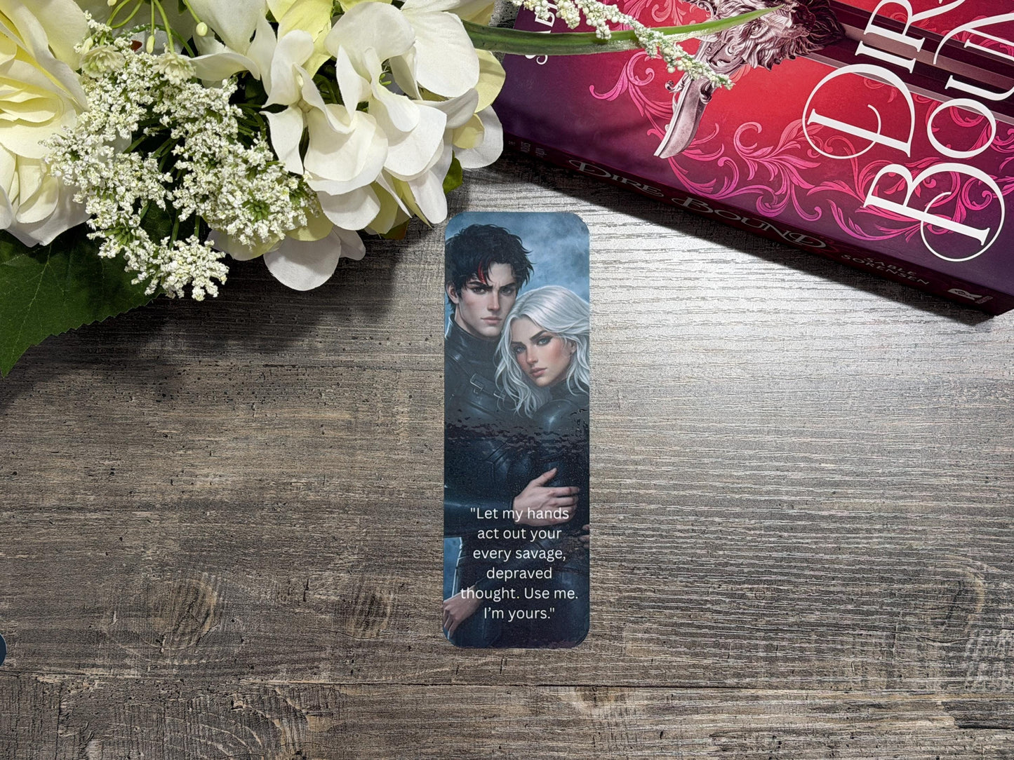 Dire Bound Inspired Bookmark | Stark & Meryn Dark Fantasy Romance Bookmark