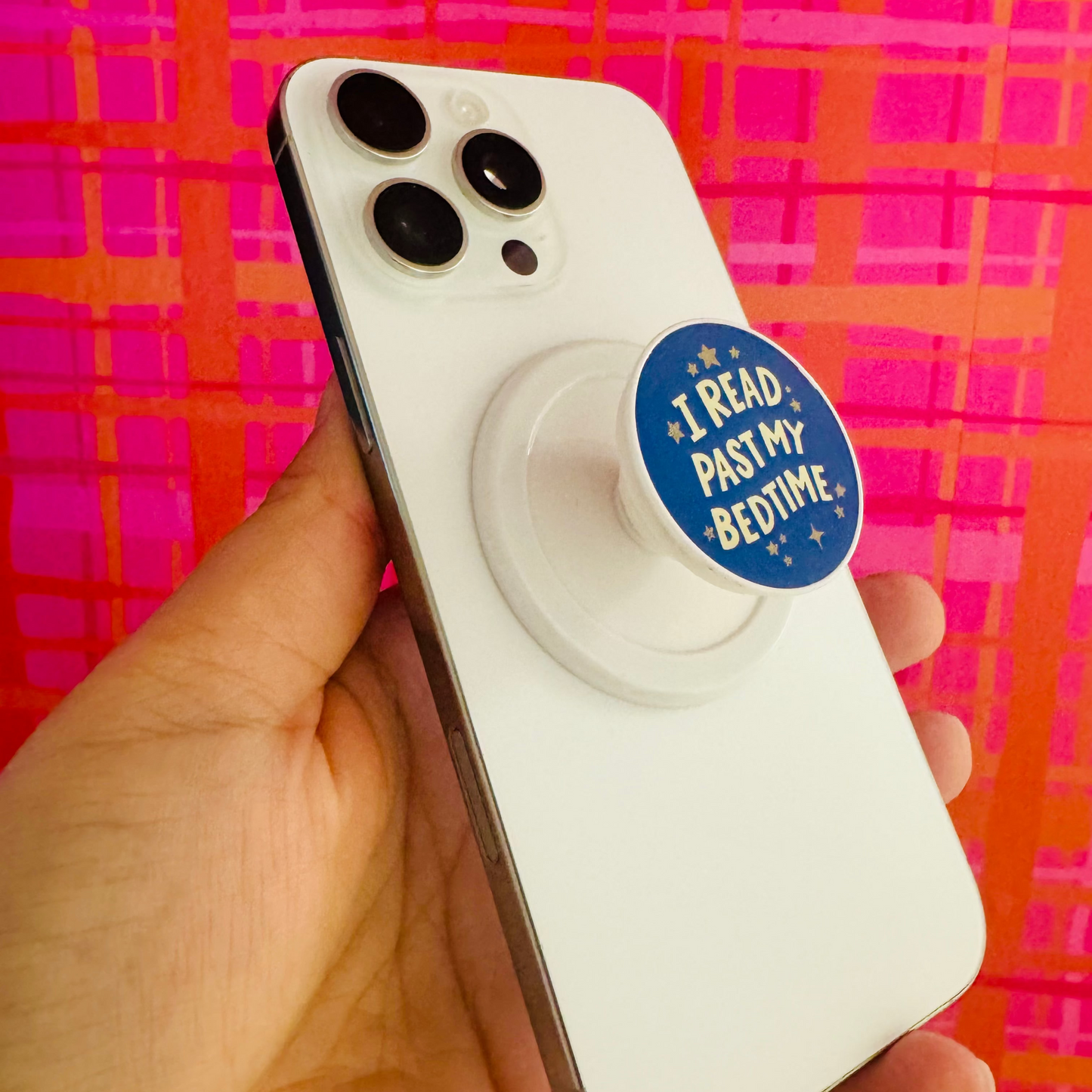 Magnetic Phone Grip, I Read Past My Bedtime