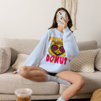 Princess Donut "This Is an Outrage!" Sweatshirt | Dungeon Crawler Carl Inspired Crewneck | Princess Donut Fan Gift | Funny Cat Sweatshirt