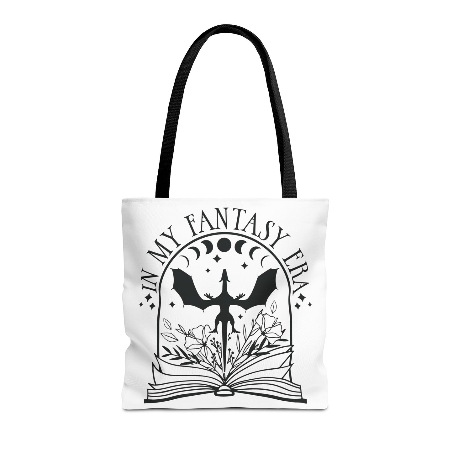 In My Fantasy Era Tote Bag | Dragon Book Lover Bag