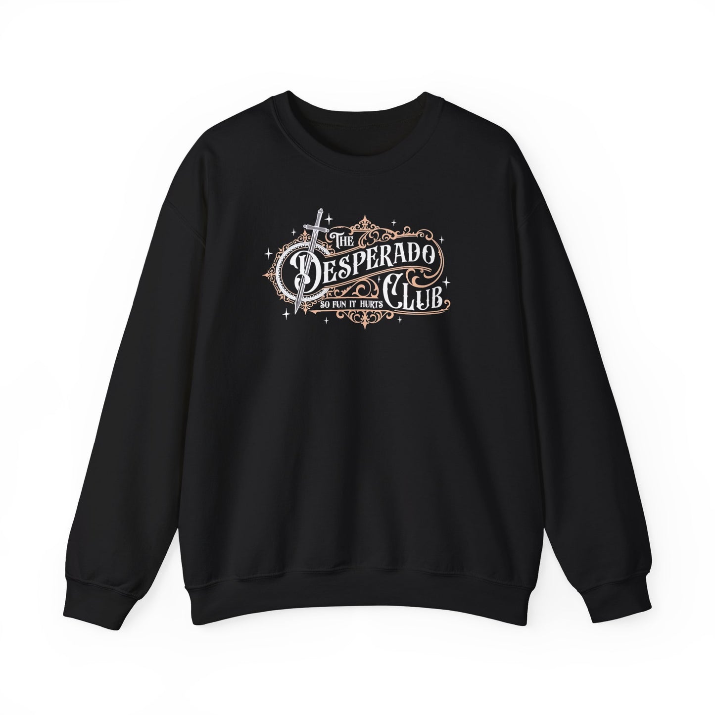 Desperado Club Sweatshirt | Dungeon Crawler Carl Inspired Crewneck | Bookish Fantasy Gamer Gift | Princess Donut Fan Sweatshirt